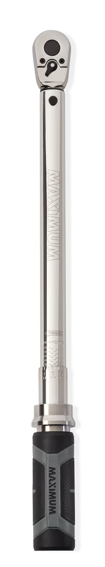 MAXIMUM Torque Wrench, 3/8-in Drive, 20-100 ft-lb