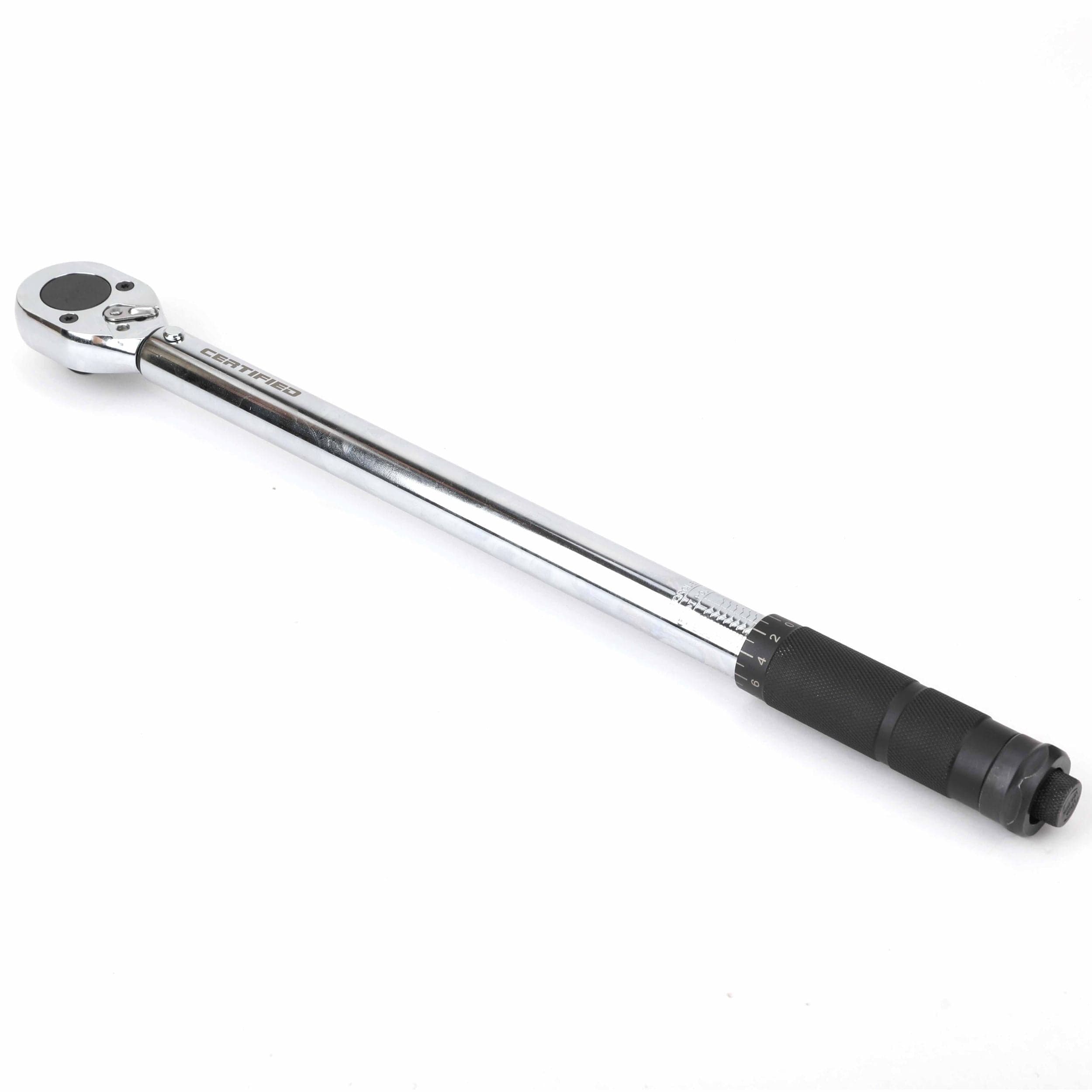 Certified 1/2" Drive Click Torque Wrench, 30-150 ft-lbs