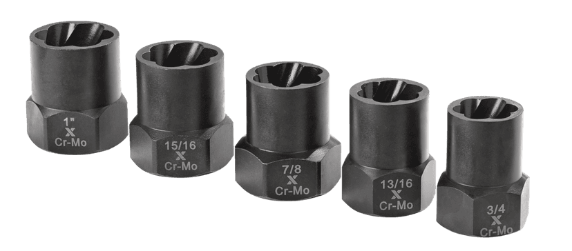 MAXIMUM 1/2-in Drive Impact Bolt & Nut Remover Set, 5-pc