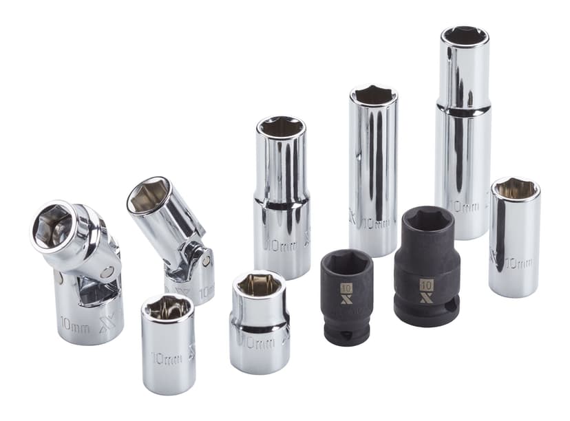 MAXIMUM 10-mm Socket Rail, 10-pc