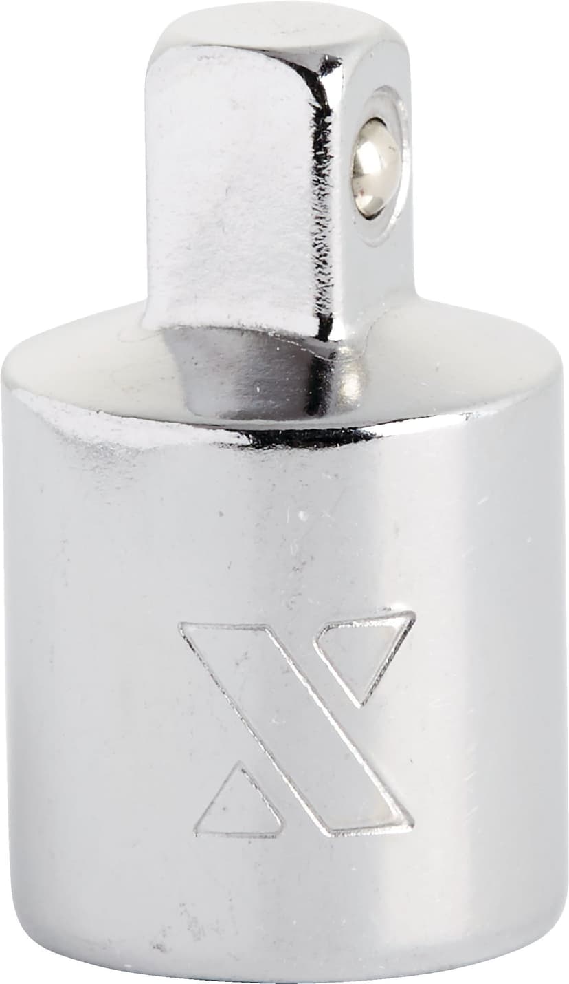 MAXIMUM 3/8-in to 1/4-in Drive Socket Adapter, Nickel-Chrome Plating