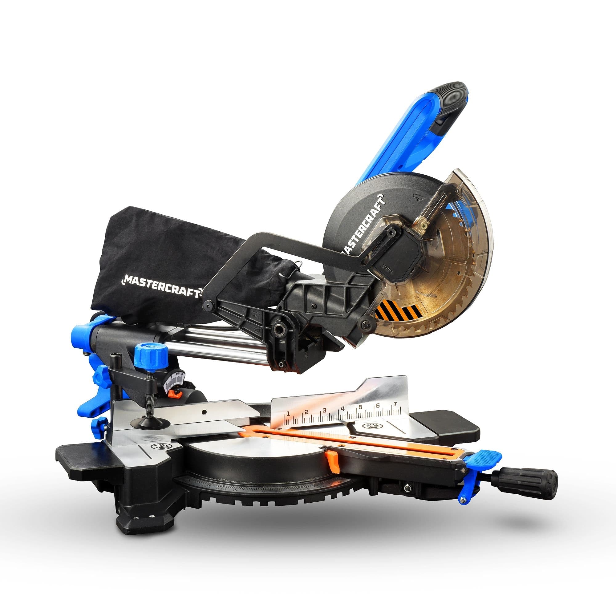 Mastercraft Single-Bevel Sliding Mitre Saw with Extension Table, 7-1/4-in