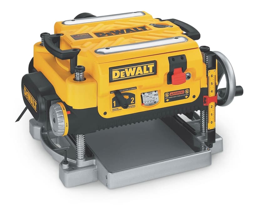 DEWALT DW735 15 Amp Aluminum 13 in. Three Knife, Two Speed Thickness Planer