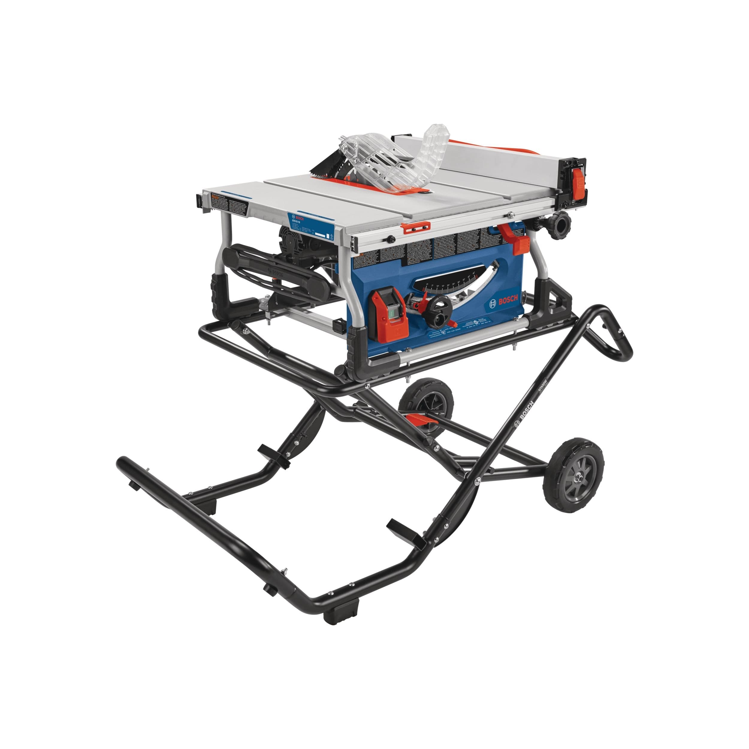 Bosch GTS15-10 15 Amp Jobsite Table Saw with Gravity-Rise Wheeled Stand, 10-in