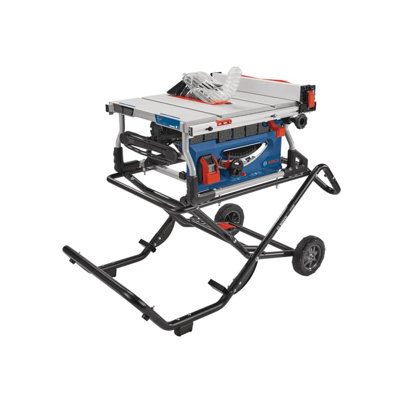 Bosch GTS15-10 15 Amp Jobsite Table Saw with Gravity-Rise Wheeled Stand, 10-in