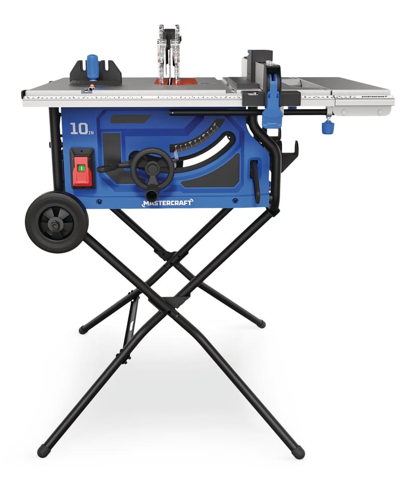 Mastercraft Portable Table Saw with Stand, 10-in