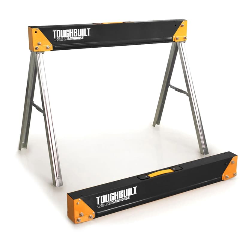 ToughBuilt C300 Steel Sawhorse with Carry Handle, 2-pk