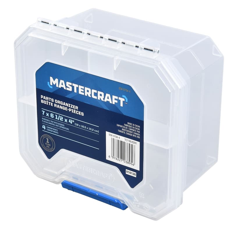 Mastercraft Medium Parts Organizer, 4-Compartment