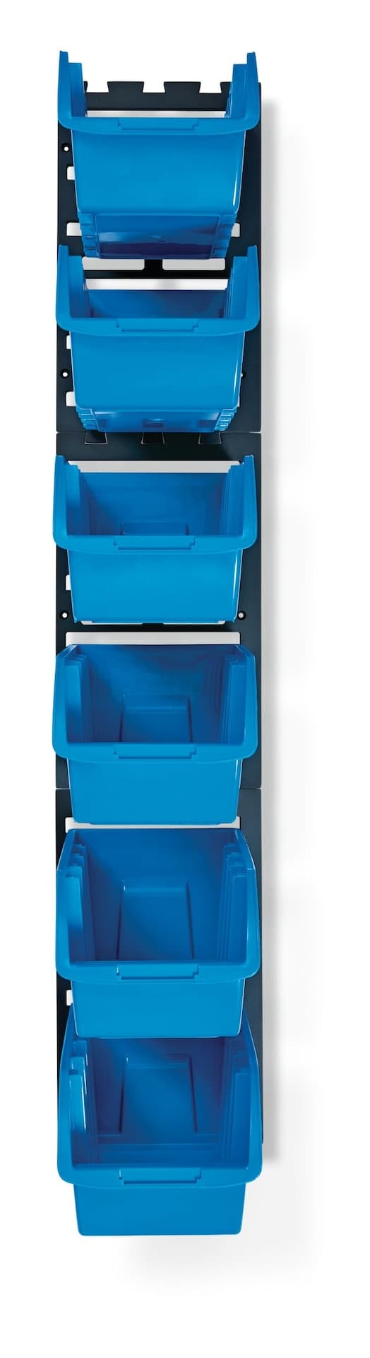 Mastercraft Wall-Mountable 6-Bin Organizer, Medium, 9x6x5-in