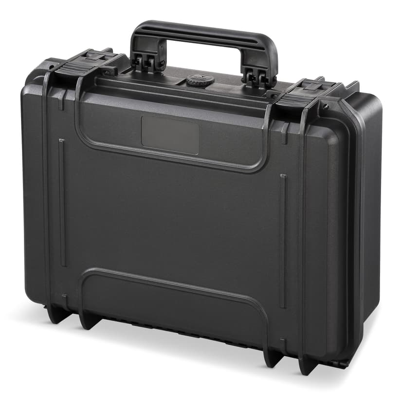 MAXIMUM Portable IP67 Waterproof Storage Case with Foam Layers, Medium, Black
