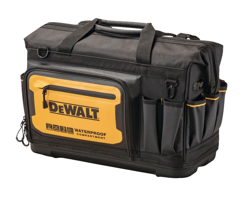 DEWALT Open-Mouth Tool Bag, 33 Pockets, Water-Resistant, 20-in