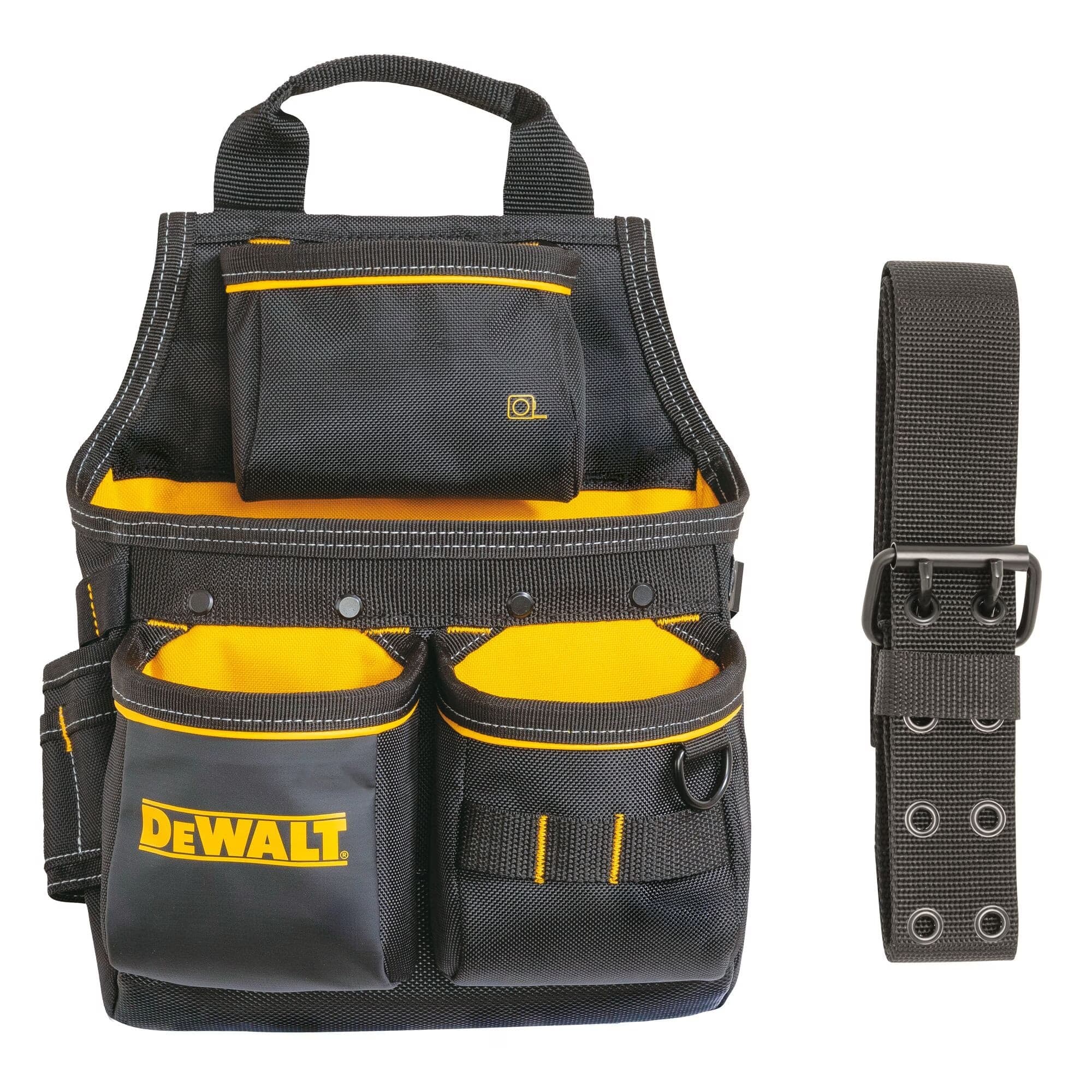 DEWALT Open Structure Nail Tool Pouch, Stain-Resistant, 13 Pockets