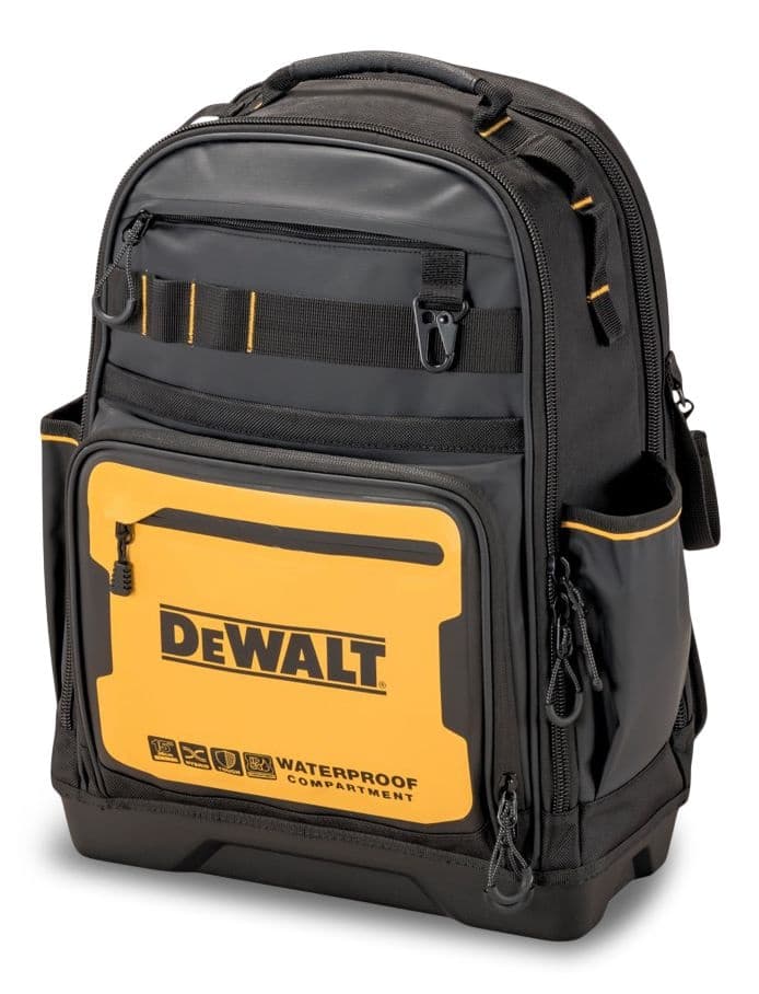 DEWALT Pro Backpack Tool Bag with Laptop Compartment, 43 Pockets