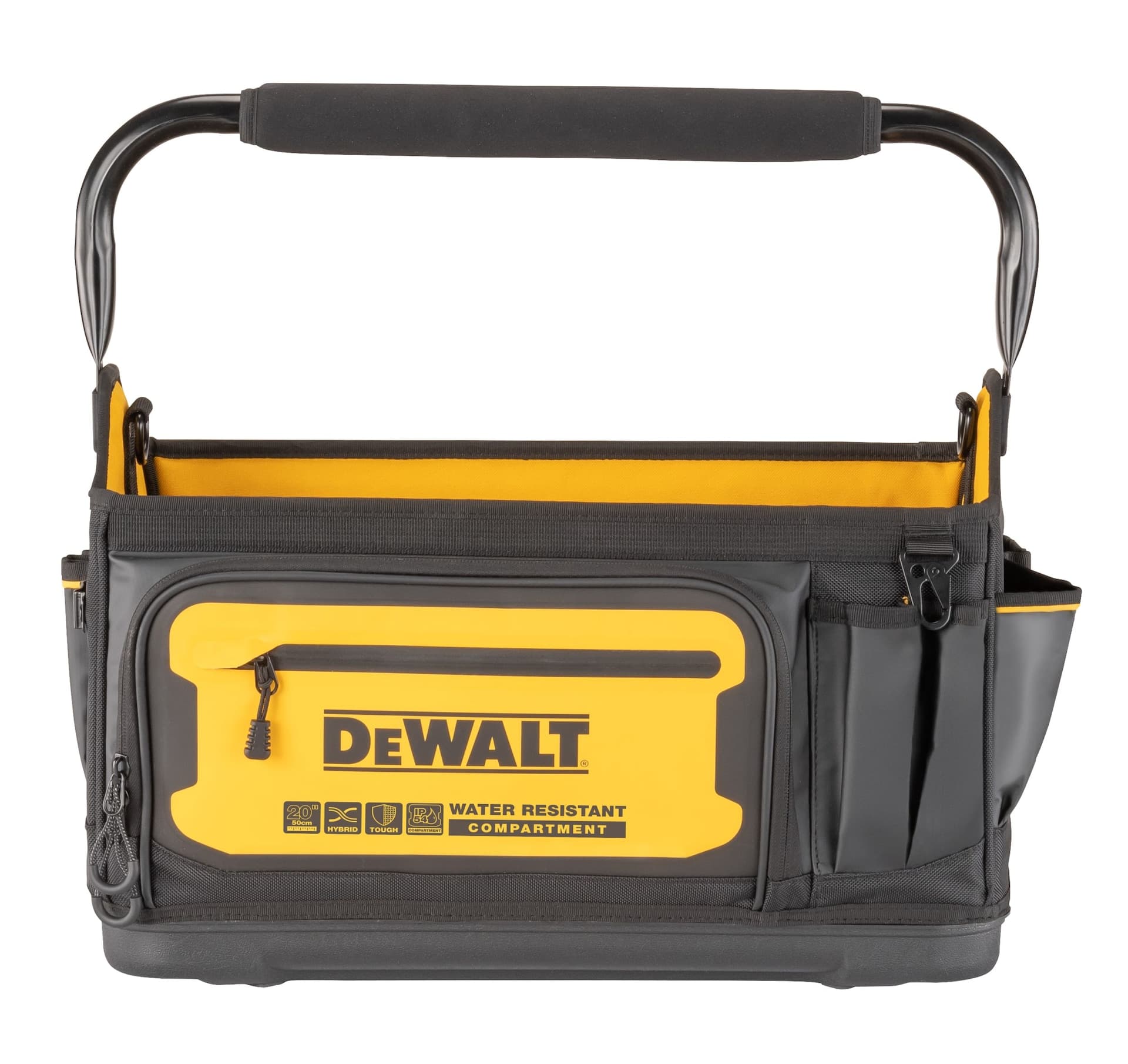 DEWALT Open Top Pro Tool Tote with Swivel Handle, 36 Pockets, 20-in