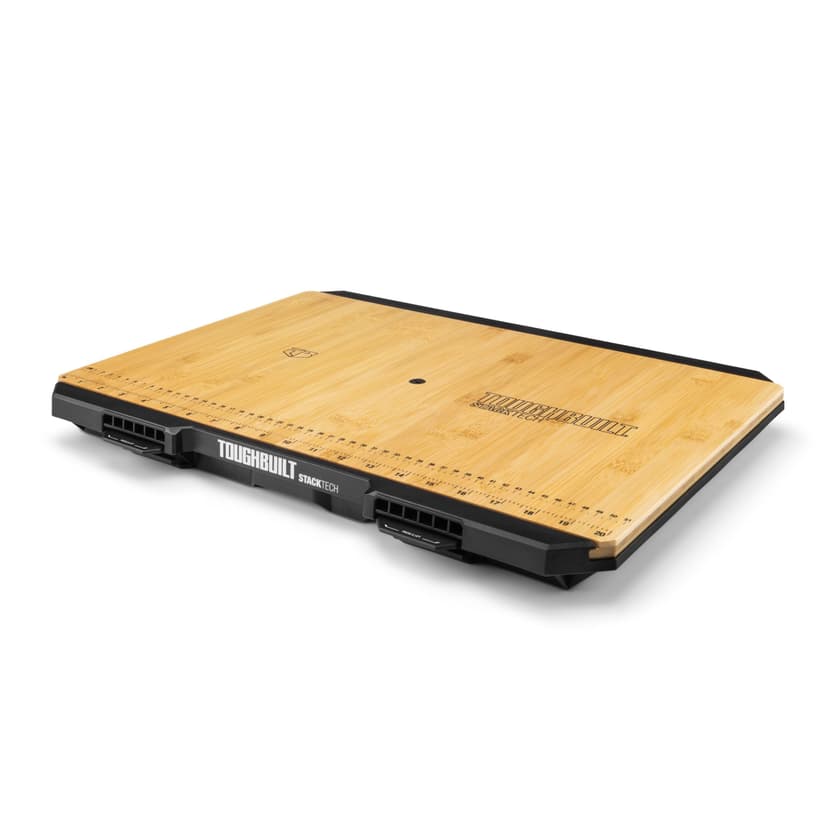 ToughBuilt StackTech Bamboo Work Surface with Auto-Locking Mechanism