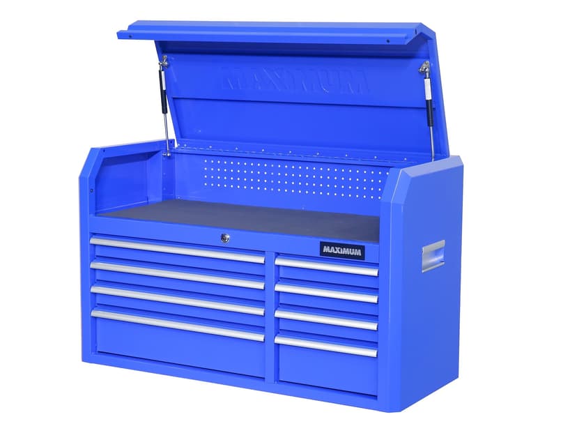 MAXIMUM Tool Storage Chest With Power Strip, 43-in