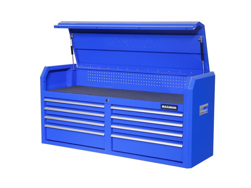 MAXIMUM Tool Storage Chest with Power Strip, 56-in