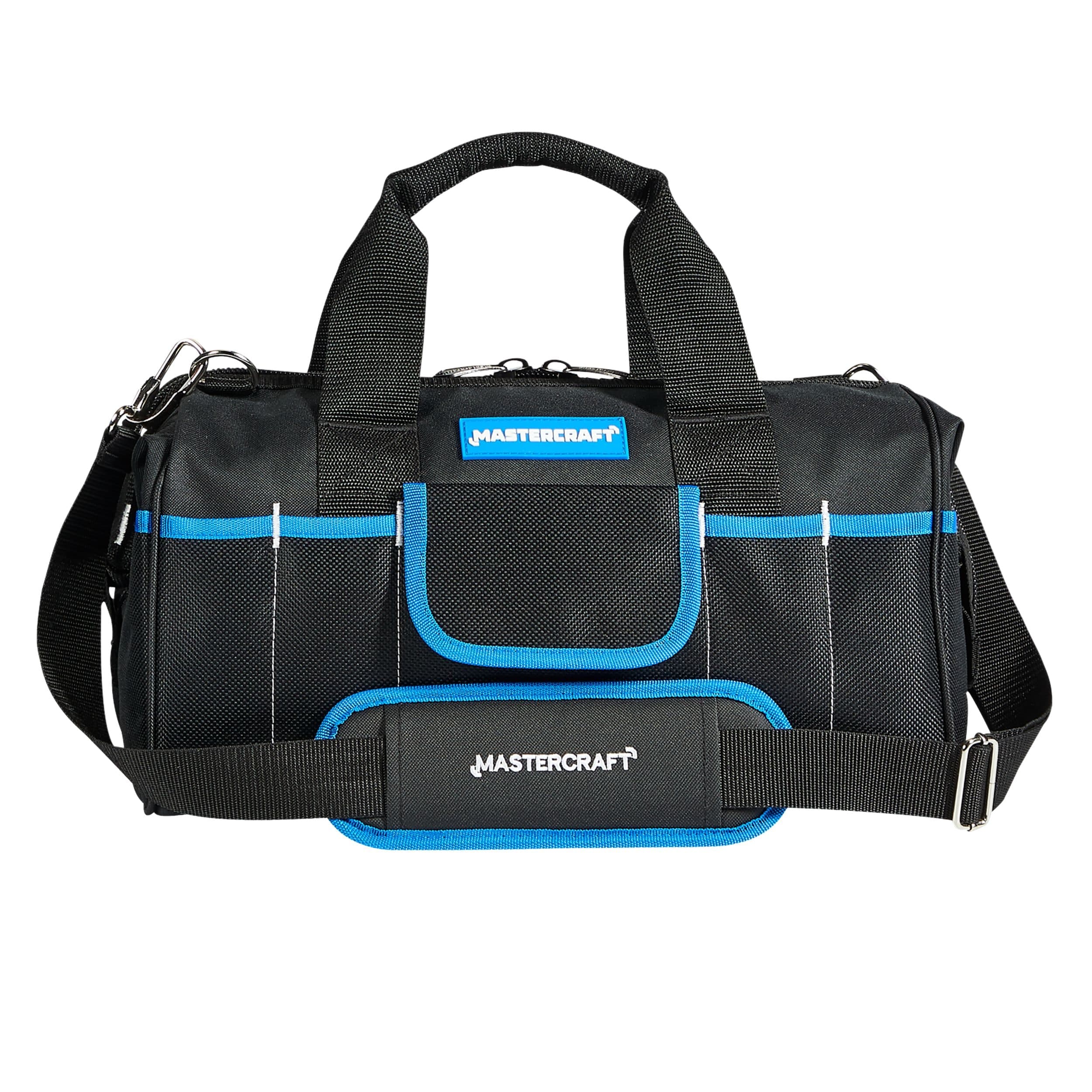 Mastercraft Duffle Tool Bag w/ Shoulder Strap, 17 Pockets, 15-in