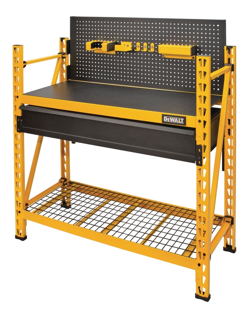DeWALT 2-Shelf Industrial Storage Rack Workbench, 4-ft