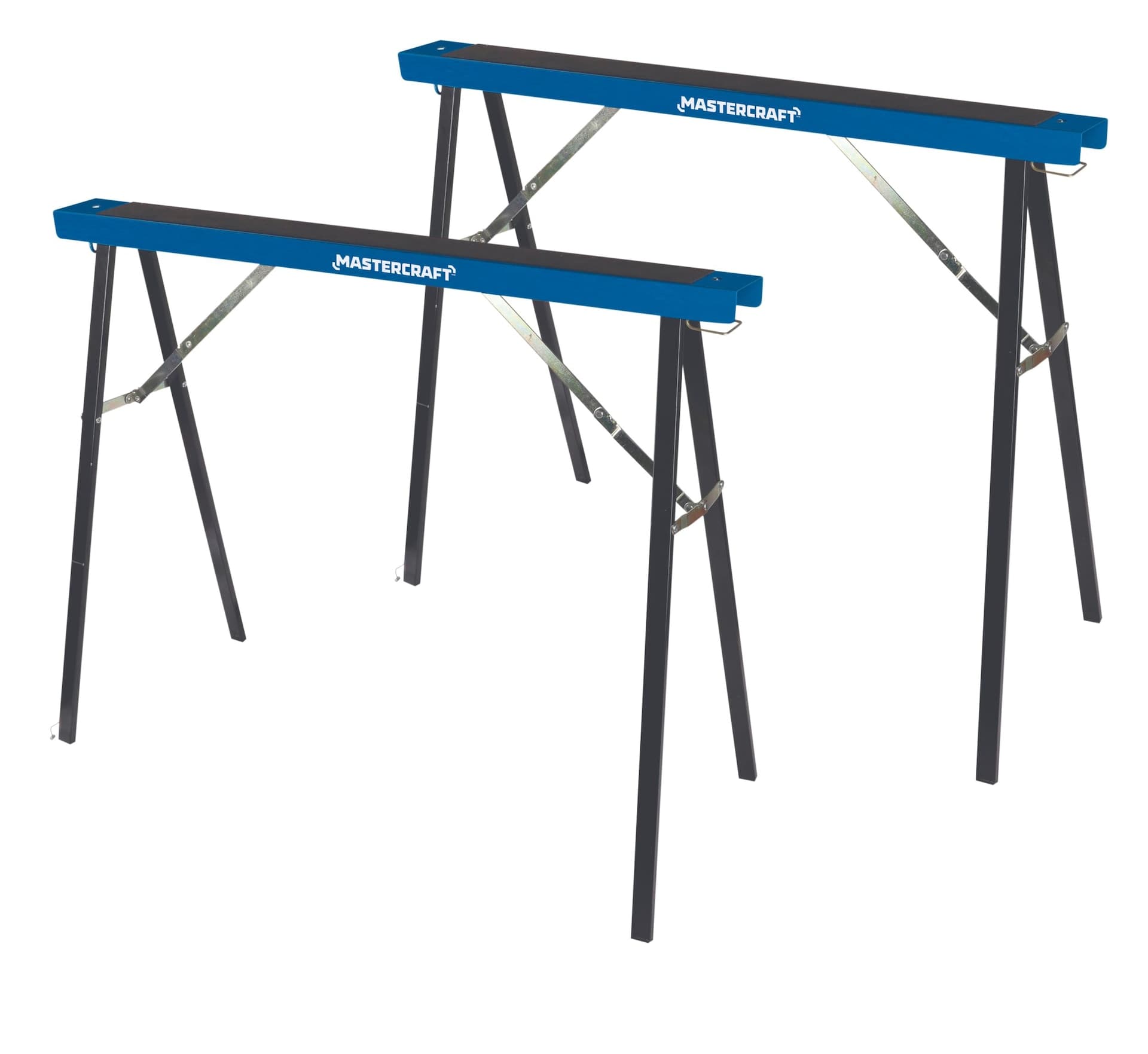 Mastercraft 2-Pack Metal Sawhorse, 300-lb capacity, 31 x 39-in