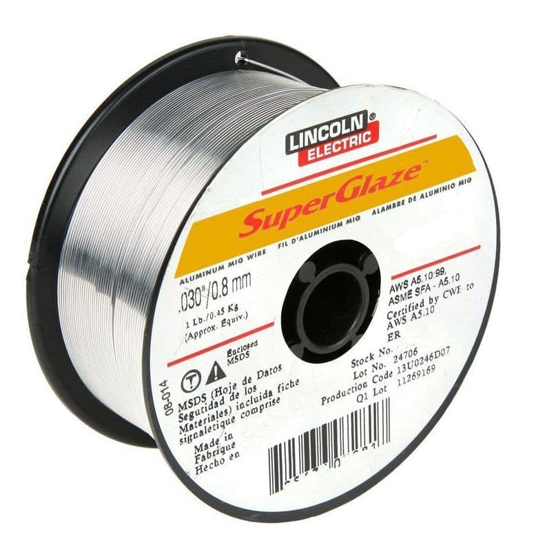 Lincoln Electric SuPerGlaze Aluminum Welding Wire, 0.45kg, 0.8-mm