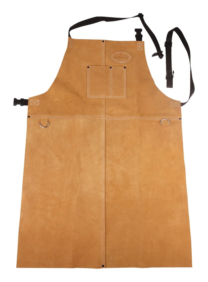 Mastercraft Leather Chest Apron, Brown/Tan, One Size
