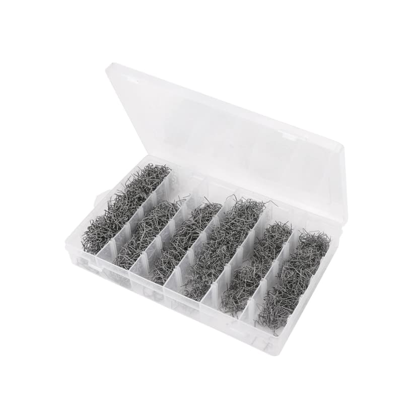 Mastercraft Stainless Steel Staples, Fits Cordless Plastic Welder, 3000-pk