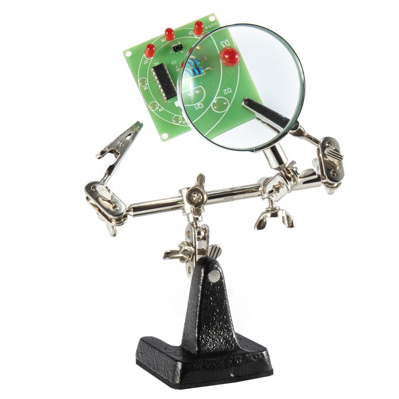 Weller Helping Hands with Magnifying Glass for Enhanced Visibility