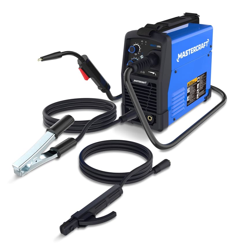 Mastercraft 125A Flux Core/Stick/TIG Welder for 2-lb Wire Spool