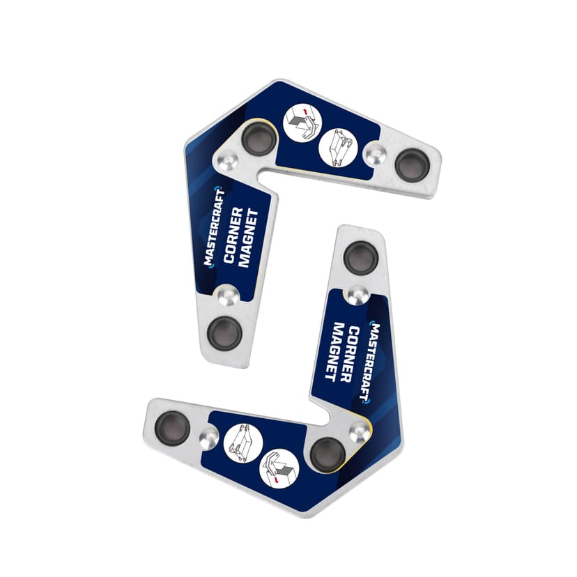Mastercraft 90° Corner Magnet Kit, 2-pc