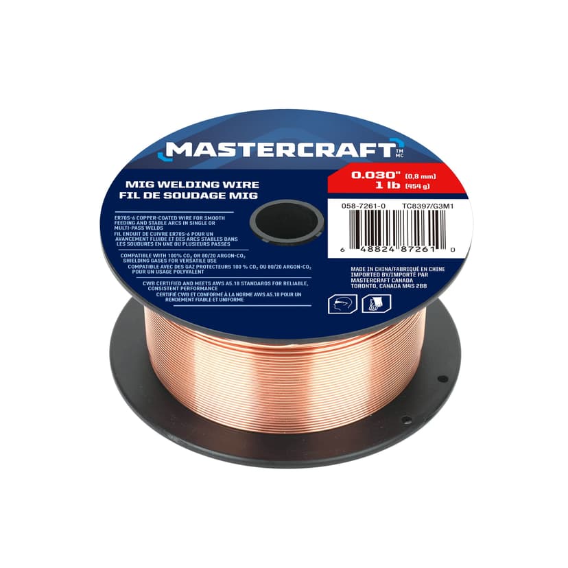 Mastercraft MIG Wire, 0.030-in, 1 Pound Spool