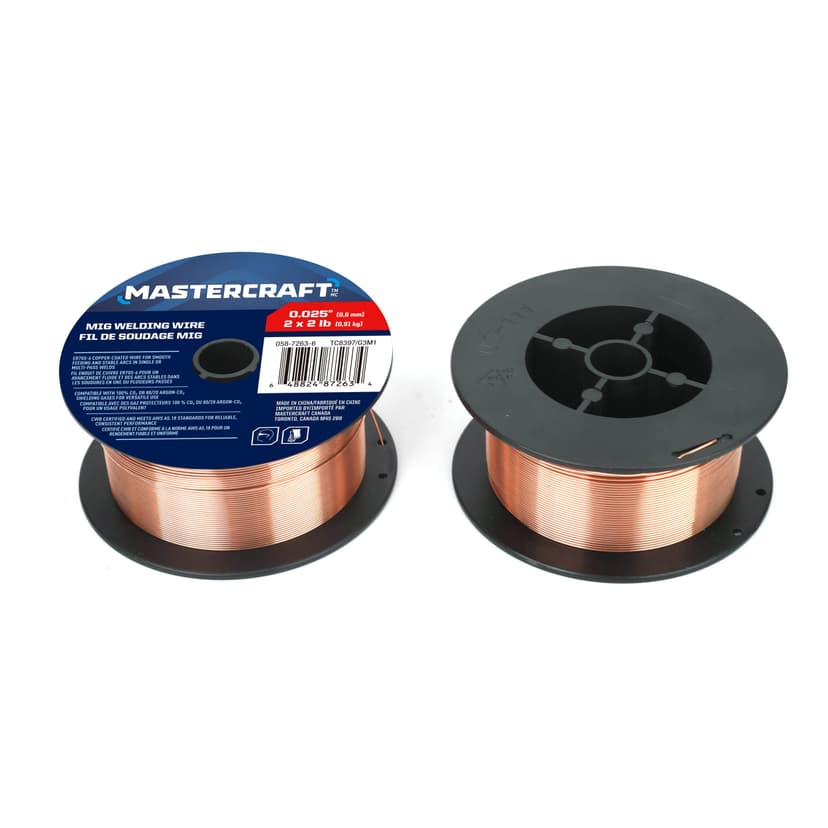 Mastercraft MIG Wire, 0.025-in, 4 Pound Spool