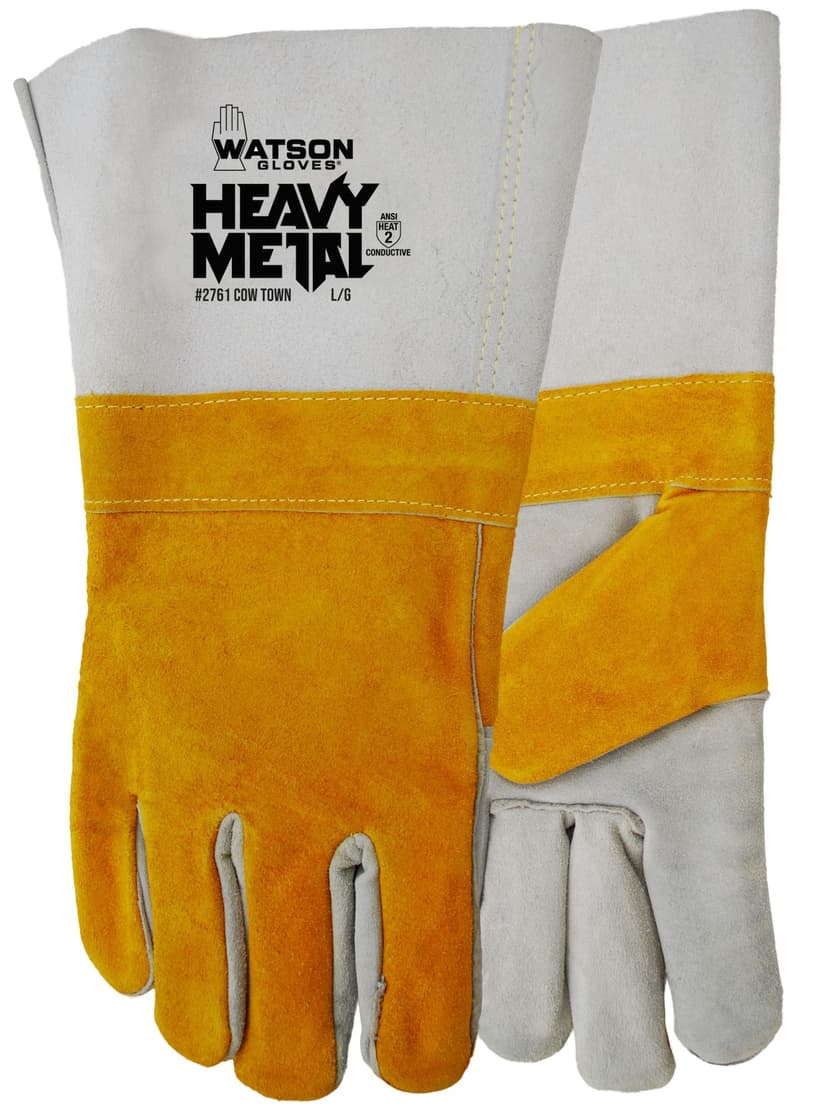 Watson Gloves Cow Town Medium Cowhide Leather Welding Glove