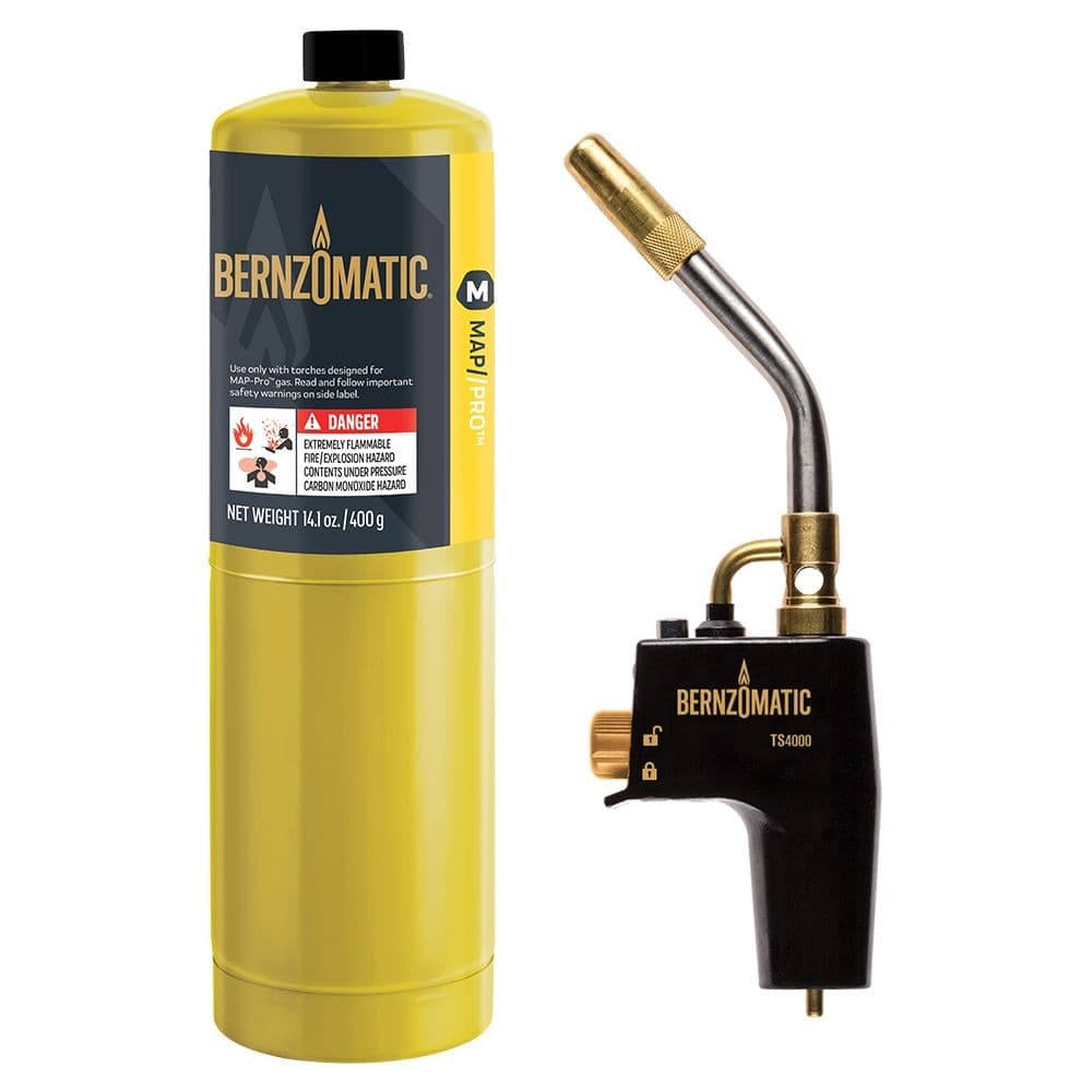 Bernzomatic TS4000 MAP-Pro® High-Heat Propane Torch Kit, 400-g