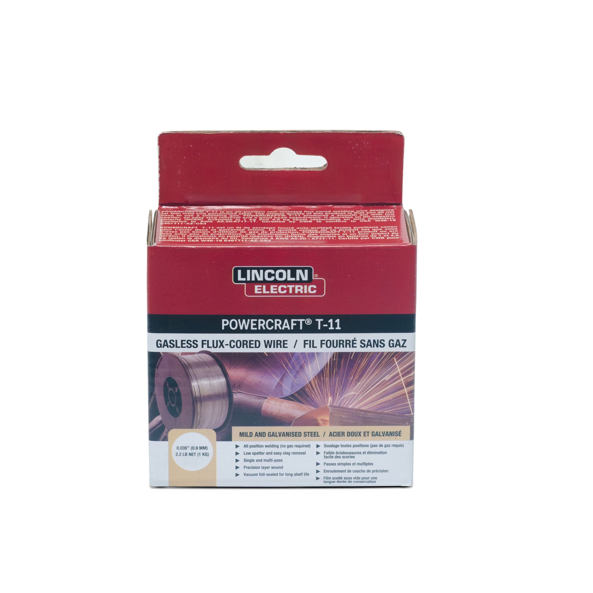 Lincoln Electric Innershield® NR-211®-MP Flux-Cored Welding Wire, 2-lb, 0.035-in