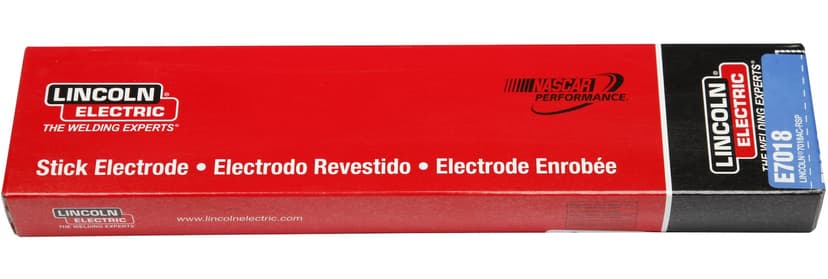 Lincoln Electric E7018 Electrode Welding Rod, 5-lb, 1/8-in