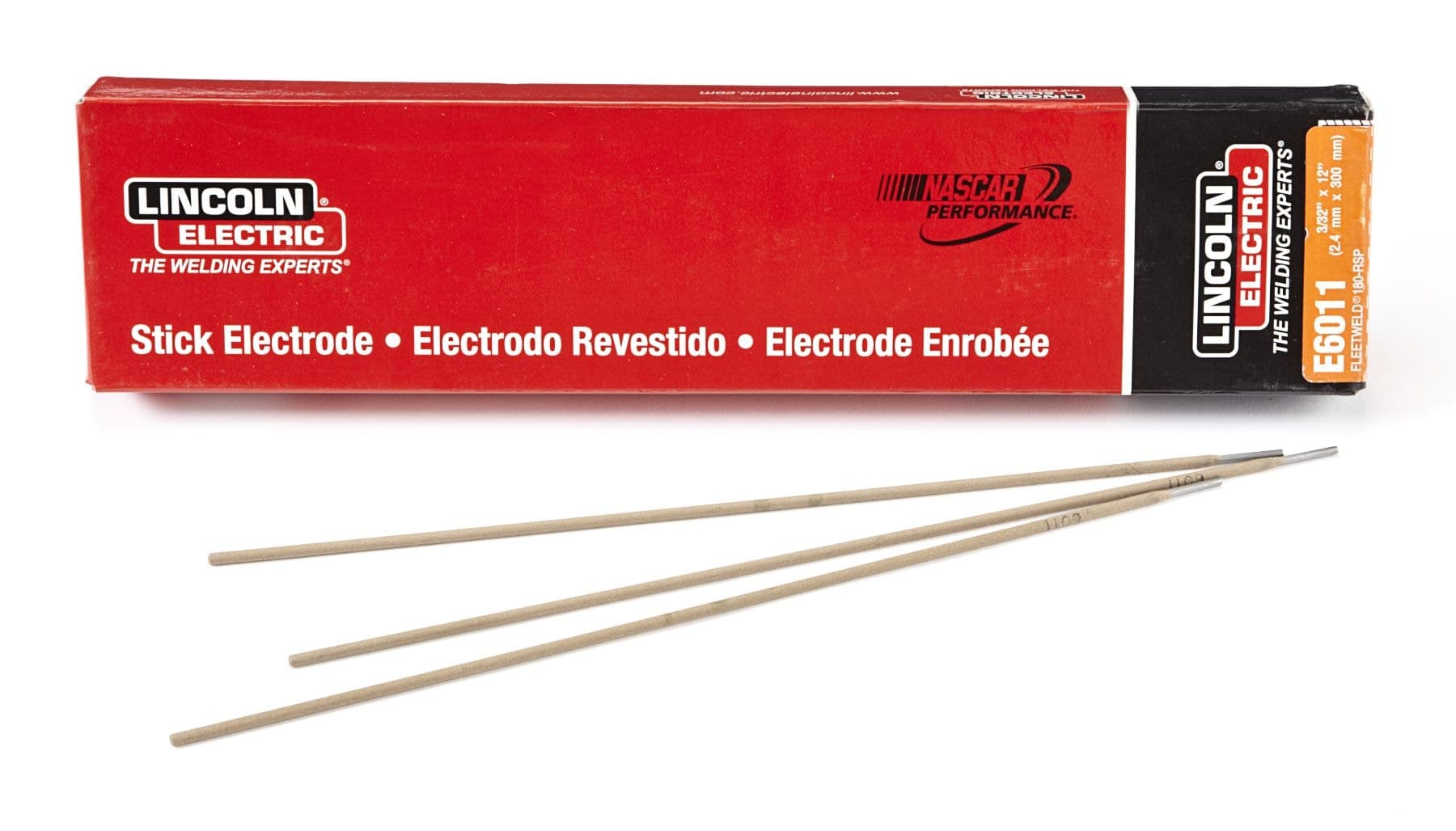 Lincoln Electric E6011 Fleetweld Welding Stick Electrode, 2-kg, 3/32 x 12-in, 20-Pk