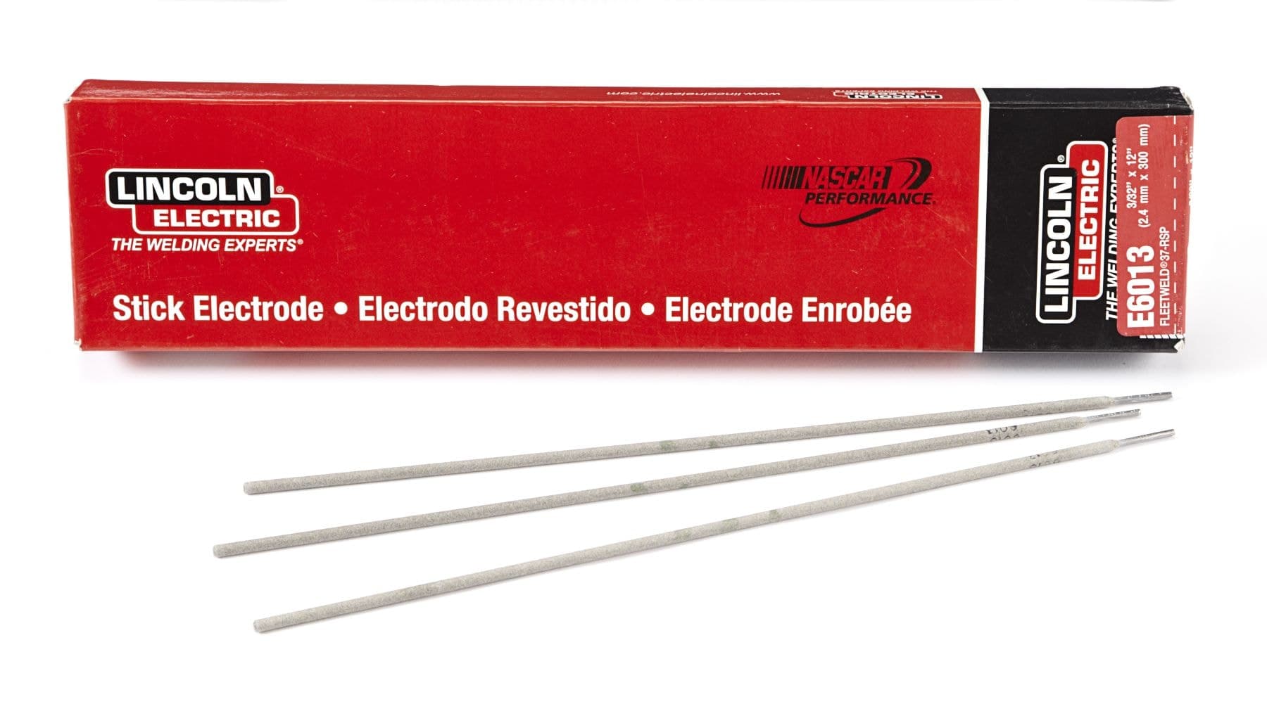 Lincoln Electric E6013 Fleetweld Welding Stick Electrode, 2-kg, 3/32 x 12-in, 20-Pk