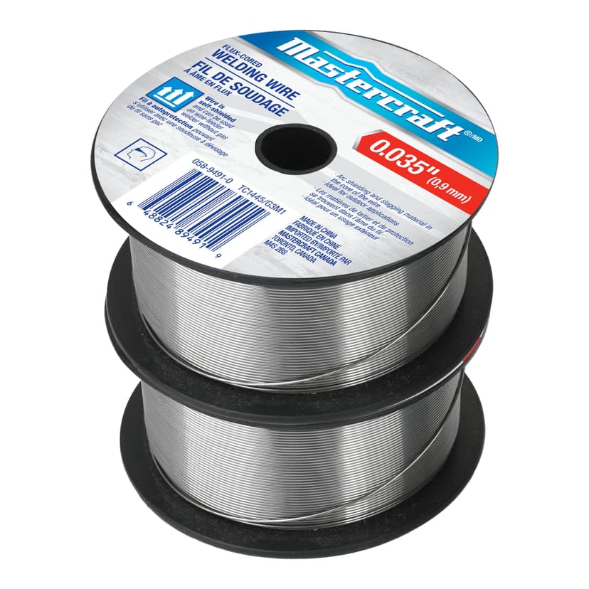 Mastercraft Flux-Cored Gasless Welding Wire, .35", 4-lb