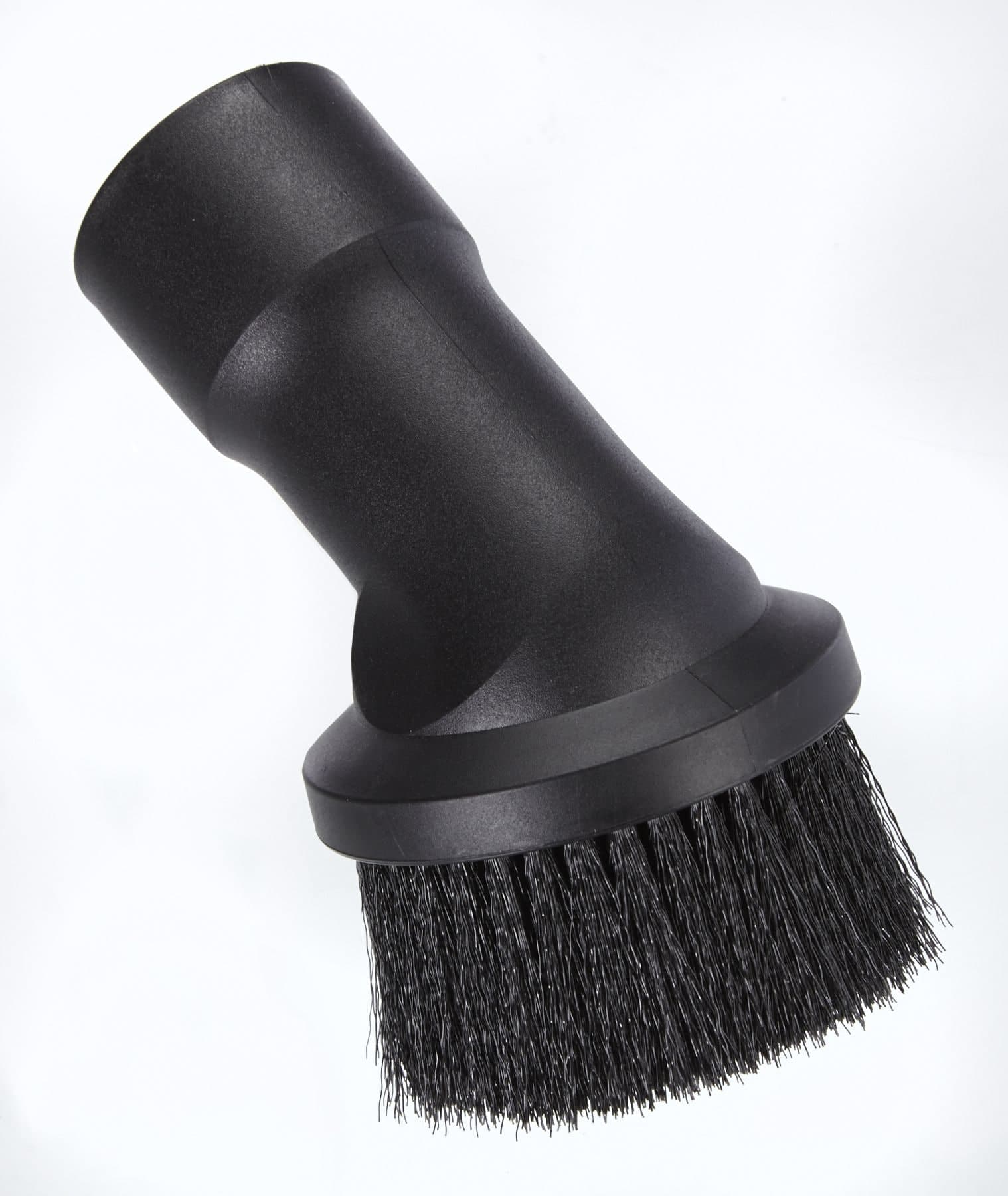 MAXIMUM Round Dusting Brush for Wet/Dry Shop Vacuums, 1-7/8-in