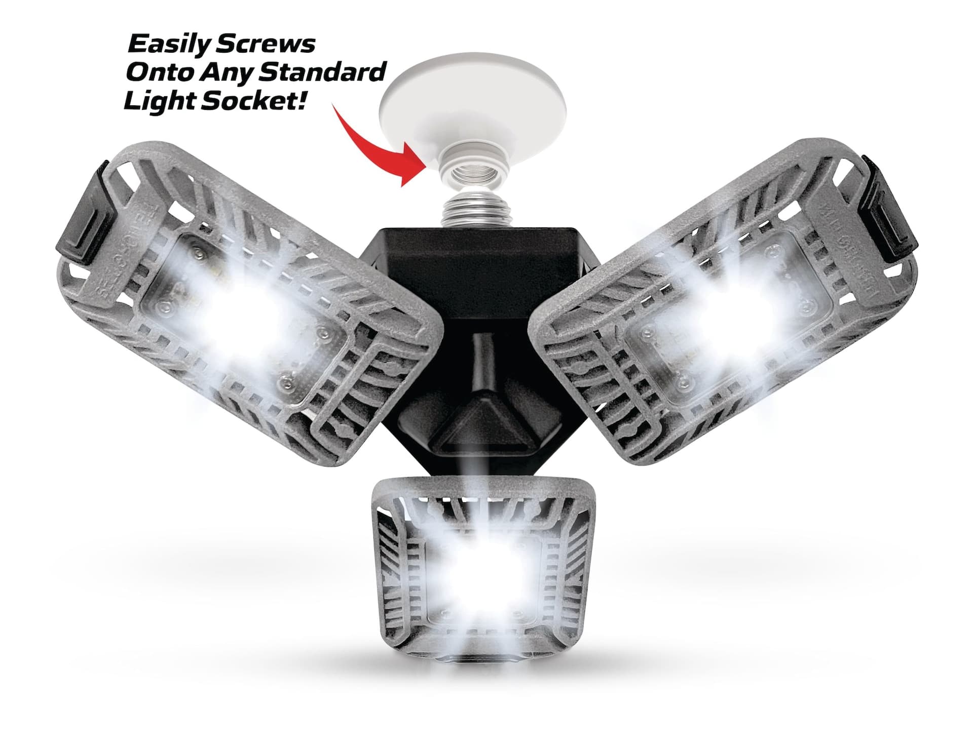 As Seen On TV Triburst Multi-Directional LED Light, 4,000 lumens, White