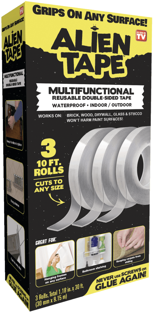 As Seen On TV Reusable & Double-Sided Alien Tape