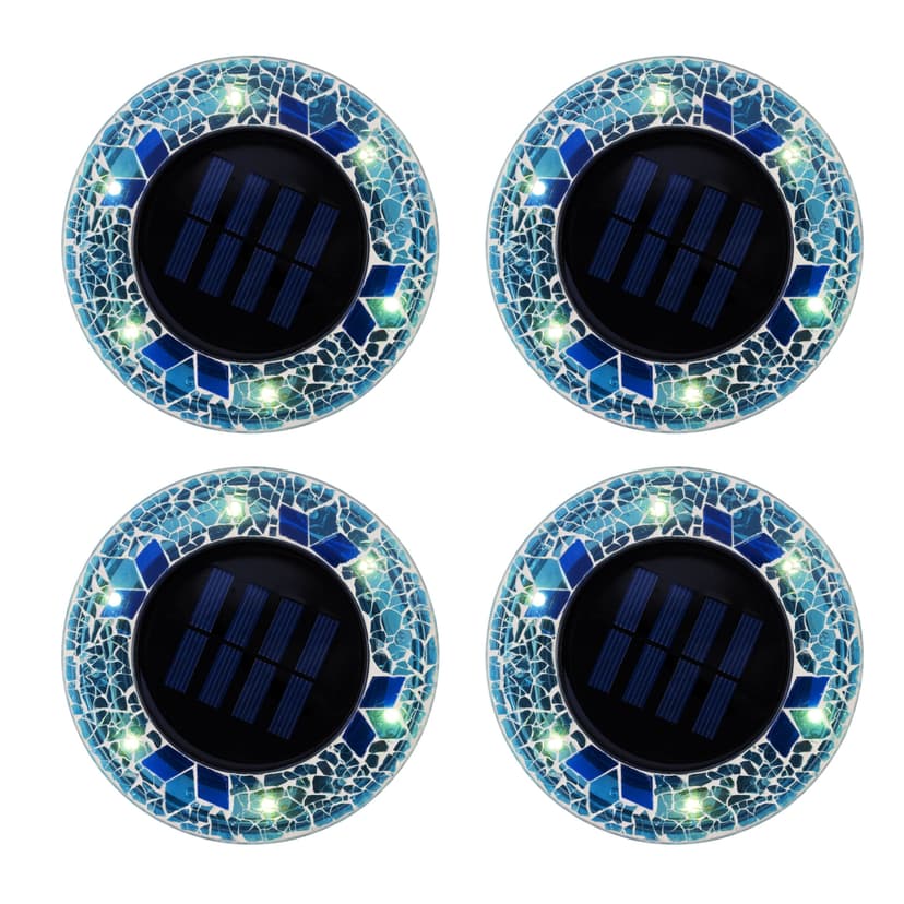 As Seen On TV Mosaic Disk Lights, Blue