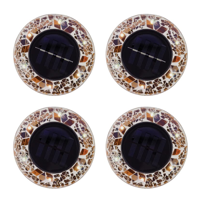 As Seen On TV Mosaic Disk Lights, Tan