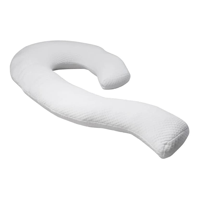 As Seen On TV Contour Swan King Size White Full Body Support Pillow
