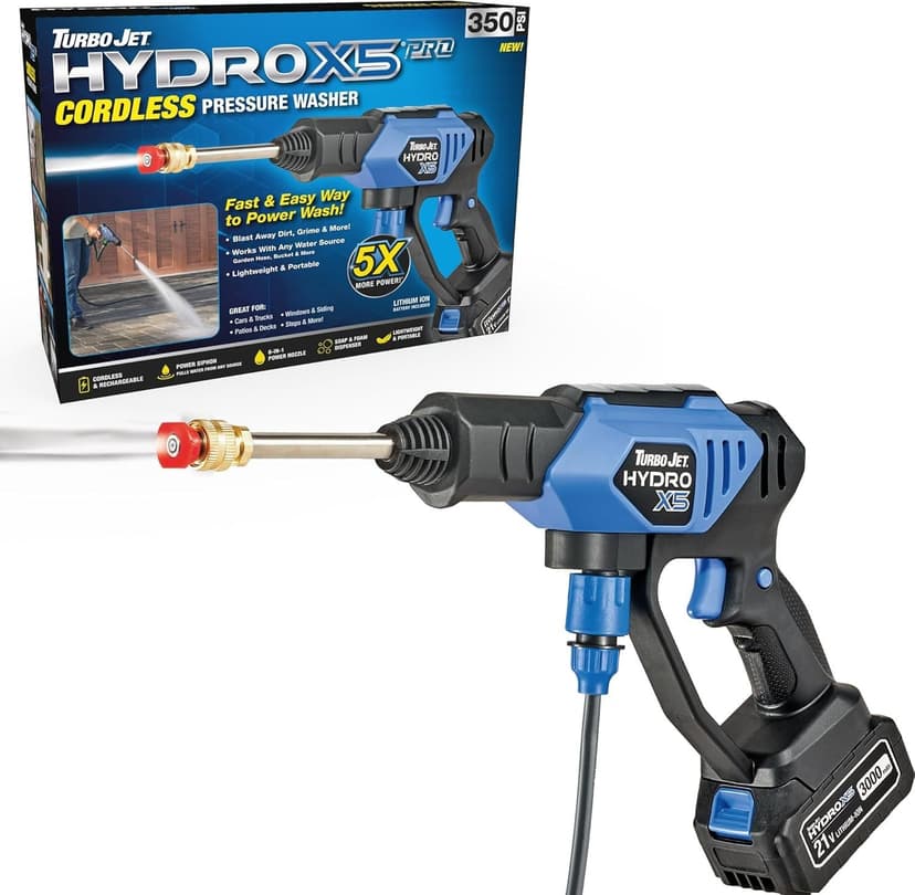 As Seen On TV TurboJet Cordless Pressure Washer