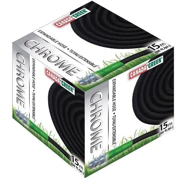 As Seen On TV Canada Green Expandable Garden Water Hose, 50-ft