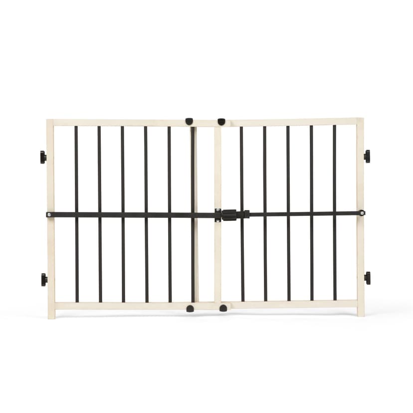 Regalo Wooden Expandable Baby Gate, 24-in