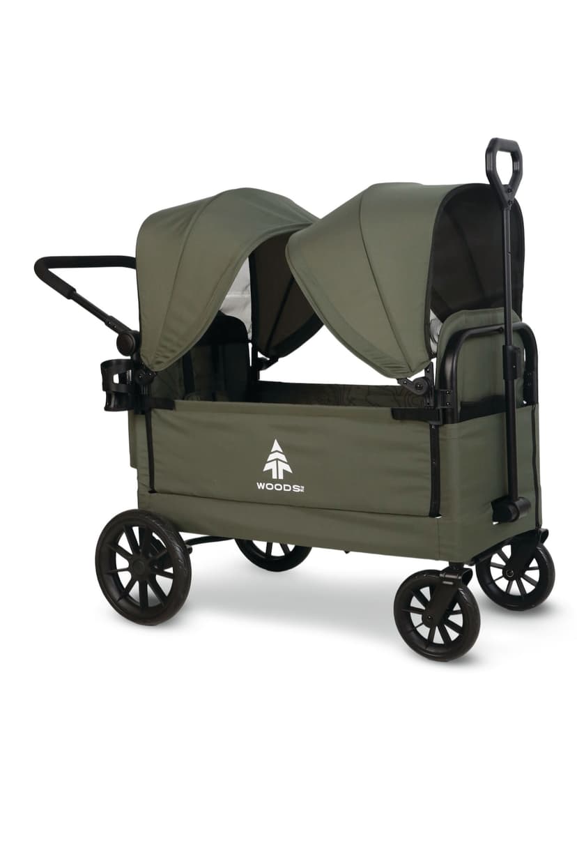 Woods Adjustable Stroller Wagon, Green
