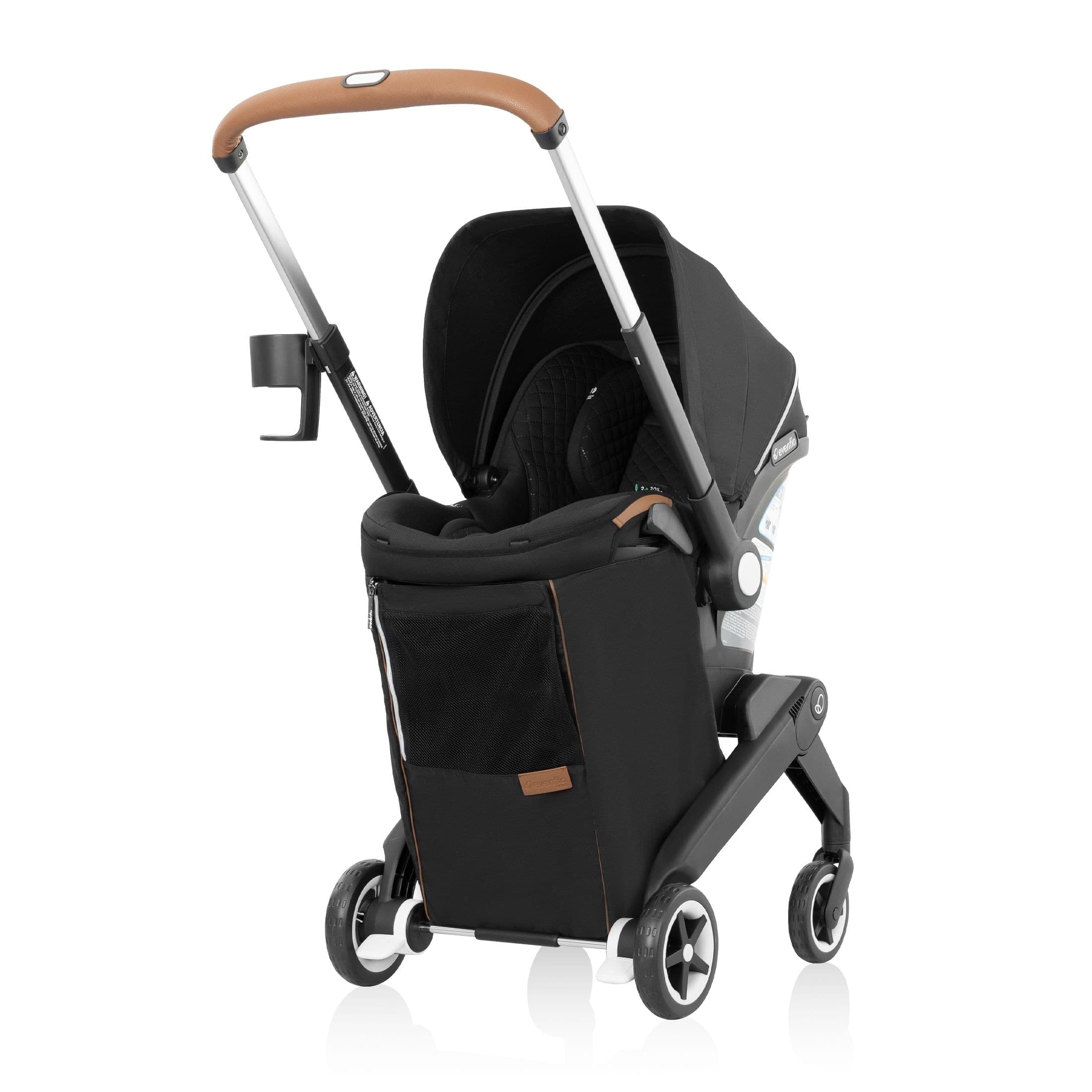 Evenflo Gold Shyft DualRide Travel System (Green and Gentle), Black